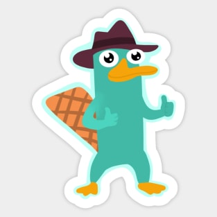Secret Platypus Sticker
